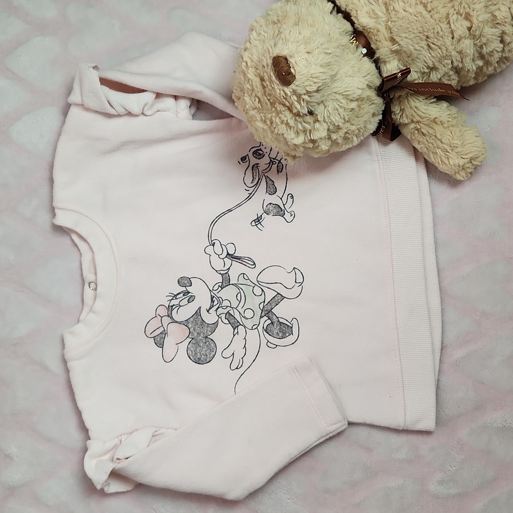 Minnie Mouse Baby Girl Sweater 18 Months